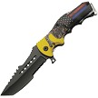 Rite Edge Patriot Service Linerlock Pocket Knife Spring Assisted - CN300566MC 