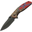 Rite Edge Rebel Forest Linerlock Pocket Knife Spring Assisted - CN300597CF 