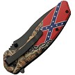 CN300597CF Rite Edge Rebel Forest Linerlock Pocket Knife Spring Assisted 