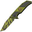 Rite Edge Army Camo Linerlock Pocket Knife Spring Assisted - CN300598AR 
