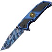 Rite Edge Police Camo Linerlock Pocket Knife Spring Assisted - CN300598PO 