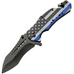 Rite Edge Police Flag Linerlock Pocket Knife - CN300599PO 