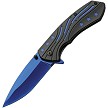 Rite Edge Blue Stars Linerlock Pocket Knife - CN300600BL 