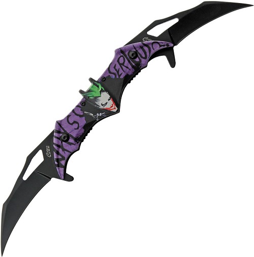 Rite Edge Why So Serious Linerlock Pocket Knife Spring Assisted - CN300609PU 