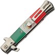 CN300611MX Rite Edge Stiletto Linerlock Pocket Knife Spring Assisted Mexico 
