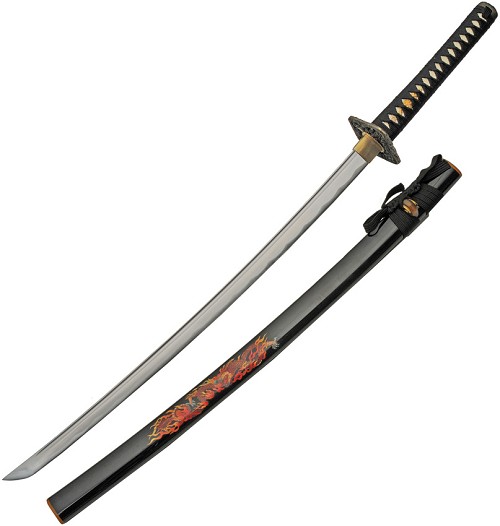 Fire Dragon Katana Sword - CN926987 