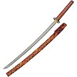 Flaming Skull Katana Sword - CN926993 
