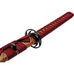 CN926993 Flaming Skull Katana Sword 