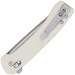 CRKT Q Compact Crossbar Lock Pocket Knife White - CR7075S 