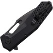 Critical Strike Rowdy Button Lock Pocket Knife Black Stonewash - CRSB508BKBW 