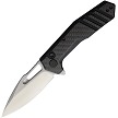 Critical Strike Rowdy Button Lock Pocket Knife Carbon Fiber G10 - CRSB508LCFSA 