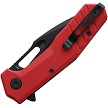 Critical Strike Rowdy Button Lock Pocket Knife Red G10 - CRSB508RDBF 
