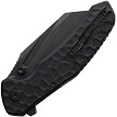 Critical Strike Shamu Button Lock Pocket Knife Black - CRSB510BKBW 