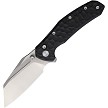 Critical Strike Shamu Button Lock Pocket Knife Black - CRSB510BKSA 