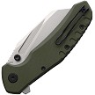 Critical Strike Shamu Button Lock Pocket Knife Green - CRSB510GNSW 