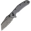 Critical Strike Shamu Button Lock Pocket Knife Damascus - CRSB510GRTM 
