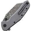 Critical Strike Shamu Button Lock Pocket Knife Damascus - CRSB510GRTM 