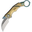 Critical Strike Predator Karambit Linerlock Pocket Knife - CRSPREDATORGD 