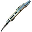 Critical Strike Predator Karambit Linerlock Pocket Knife - CRSPREDATORGD 
