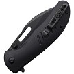 Critical Strike Zulu Button Lock Pocket Knife Black - CRSTL505BKBW 