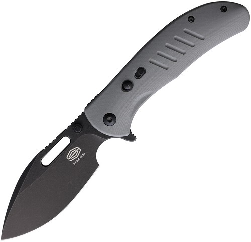 Critical Strike Zulu Button Lock Pocket Knife Gray - CRSTL505GRBW 