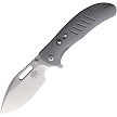 Critical Strike Zulu Button Lock Pocket Knife Gray - CRSTL505GRSA 