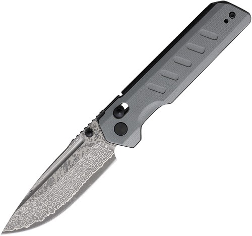 Critical Strike X504 Slide Lock Pocket Knife Gray Damascus - CRSX504GRTM 