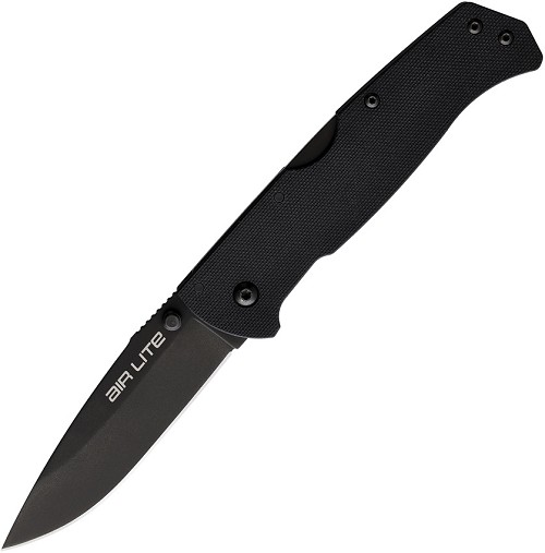 Cold Steel Air Lite Lockback Pocket Knife Black - CS26WDBKBK 
