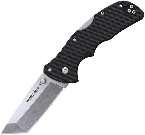 Cold Steel Mini Recon 1 Lockback Pocket Knife Tanto - CS27BAT 
