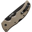 CS27BTDEBK Cold Steel Recon 1 Lockback Pocket Knife Tanto Dark Earth 
