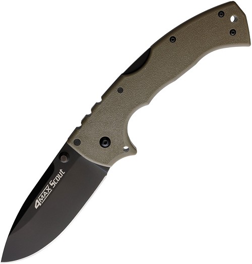 Cold Steel 4-Max Scout Lockback Pocket Knife Dark Earth - CS62RQDEBK 