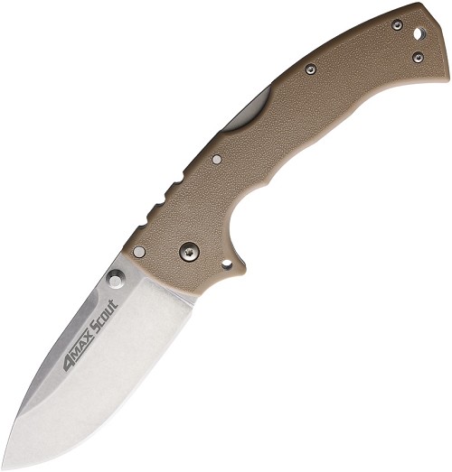 Cold Steel 4-Max Scout Lockback Pocket Knife Dark Earth - CS62RQDESW 