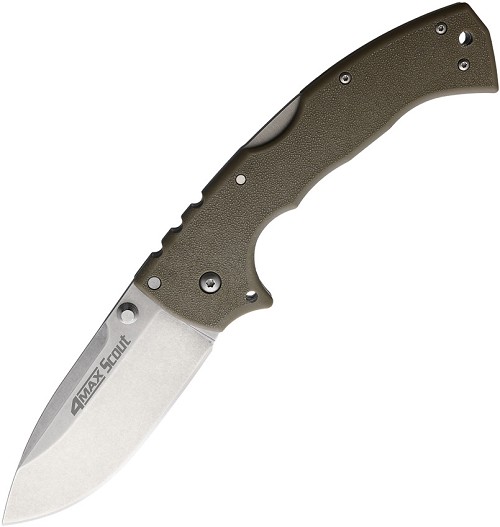 Cold Steel 4-Max Scout Lockback Pocket Knife Desert Tan - CS62RQDTSW 