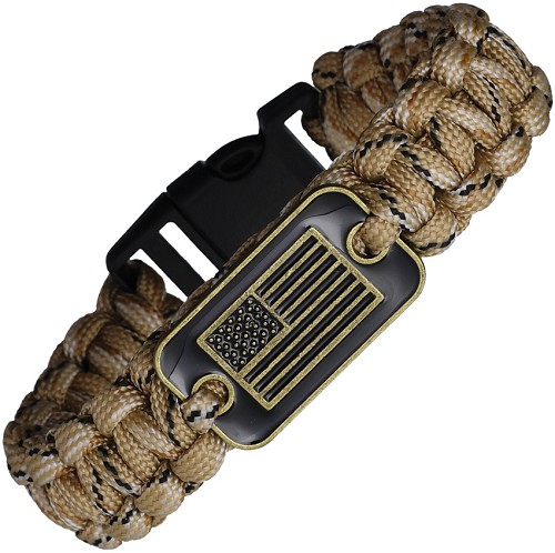 Coeburn Tool Paracord Bracelet Flag Emblem - CT3010 