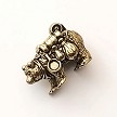 Coeburn Brass Traveling Bear Head Bead - CT3032 