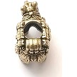 Coeburn Brass Traveling Bear Head Bead - CT3032 