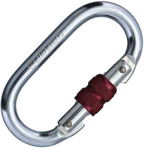 Cypher Steel Oval Industrial Carabiner - CY433007 