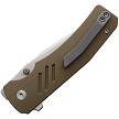 DBD001 Dark Bolt Design Stratus BoltLock Pocket Knife Tan Drop Point 