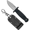 DEM09652 Demko Armiger 2 Fixed Blade Knife Clip Point Serrated 