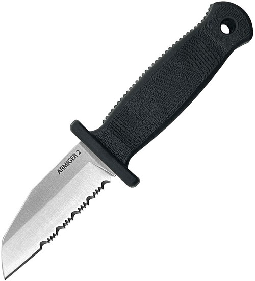 Demko Armiger 2 Fixed Blade Knife Shark Foot Serrated - DEM09653 