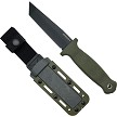 DEM09657 Demko Armiger 4 Fixed Blade Knife Tanto OD Green 