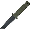 Demko Armiger 4 Fixed Blade Knife Tanto OD Green - DEM09658 