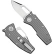 Demko Nano Shark Lock Pocket Knife Milled Titanium - DEM19244 