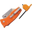 Demko Razor Shark Pocket Knife GRN Orange - DEM19276 