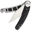Daggerr Lisichka Gimbal Lock Pocket Knife Black - DGR2404BKST 