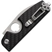 Daggerr Cigar Slip Joint Pocket Knife Carbon Fiber Damascus - DGRCGRCFDMW 