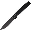 Daggerr Dropet Crossbar Lock Pocket Knife Black - DGRDPTXBKBW 