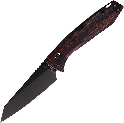 Daggerr Alligator Crossbar Lock Pocket Knife Black - DGRFM08TBK 