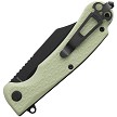 Daggerr Powie Linerlock Pocket Knife Glow Black Stonewash - DGRPWGLBW 