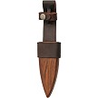 DM1171 Damascus Steel Sgian Dubh Dagger with Wood Sheath 